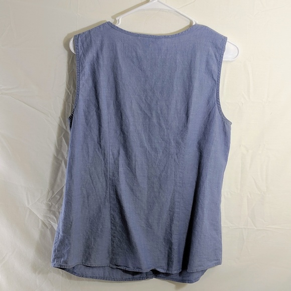 5/$25 ⭐😍 Croft and Barrow cotton embroidered top - Picture 3 of 3